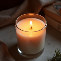 EmberGlow Wood Wick Candle