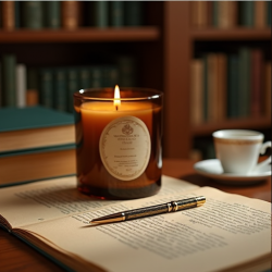 Whispers of the Past: Antique Library Scented Candle