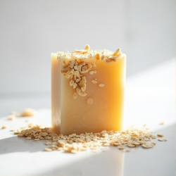 Golden Glow Oatmeal & Honey Exfoliating Soap Bar