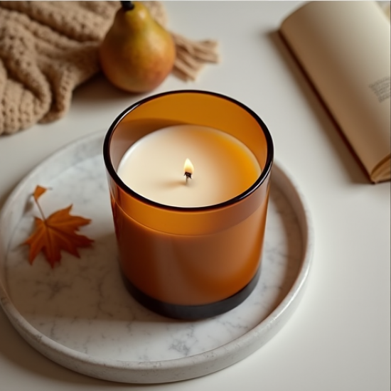 Autumn Bliss Pear & Brandy Candle