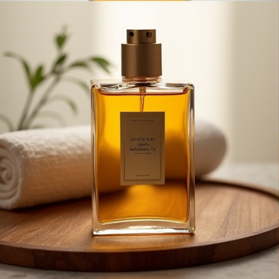 Essence of Serenity: Oud Wood & Amber Massage Oil