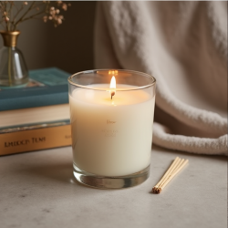 EmberGlow Wood Wick Candle