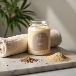 Chia Bliss Almond Milk Exfoliating Body Pudding