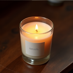 Leather & Oakmoss Serenity Candle