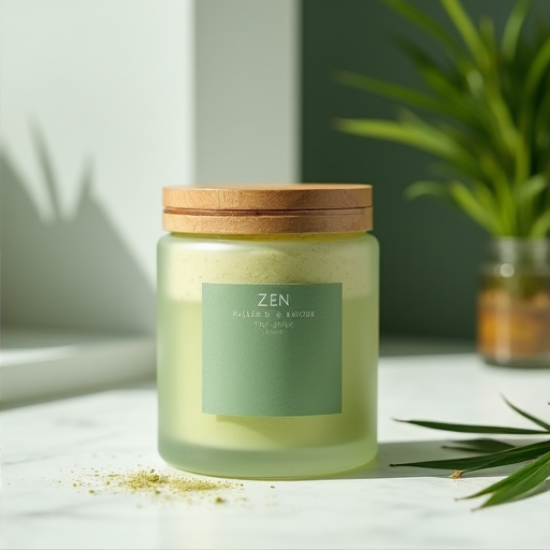 Zen Bliss Green Tea & Bamboo Scrub