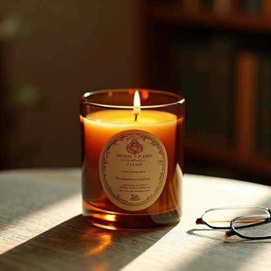 Whispers of the Past: Antique Library Scented Candle