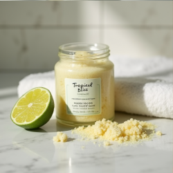 Tropical Bliss Coconut & Lime Sugar Scrub