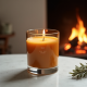 EmberGlow Wood Wick Candle