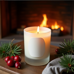 Frosted Cranberry & Juniper Berry Luxe Candle