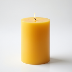EcoGlow Unscented Beeswax Pillar Candles