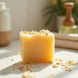 Golden Glow Oatmeal & Honey Exfoliating Soap Bar