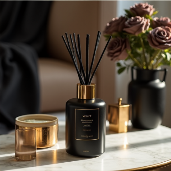 Velvet Essence: Black Rose & Vetiver Room Diffuser