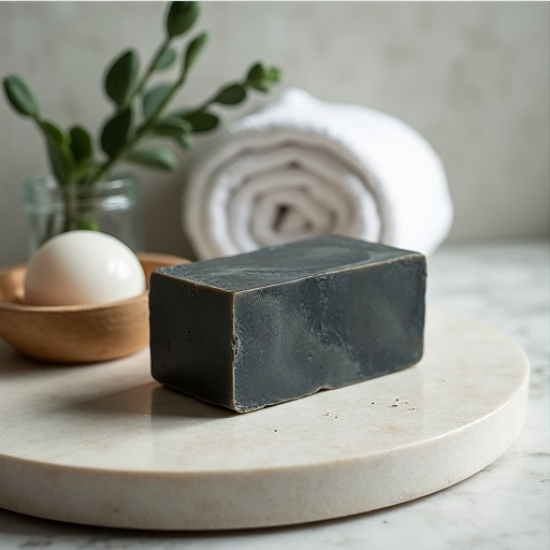 AquaGlow Dead Sea Mud Purifying Soap Bar