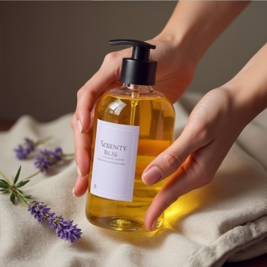 Serenity Bliss Lavender & Chamomile Massage Oil