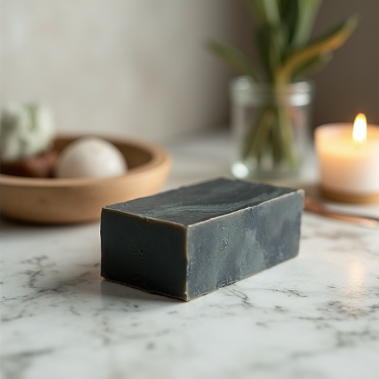 AquaGlow Dead Sea Mud Purifying Soap Bar