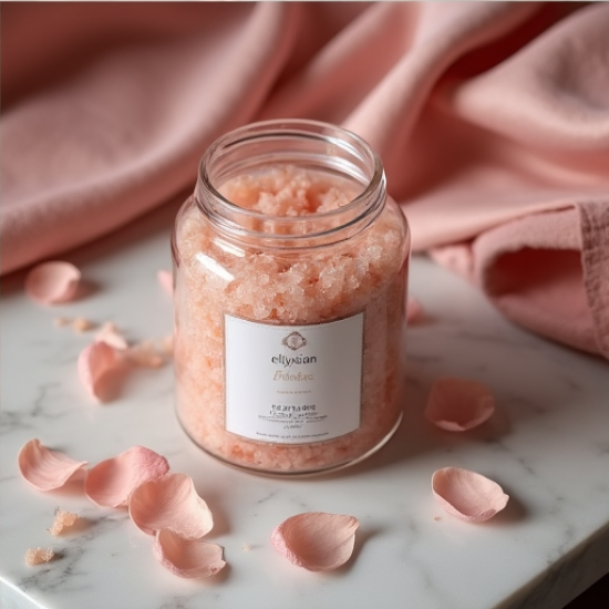 Elysian Bliss Rose & Himalayan Salt Scrub
